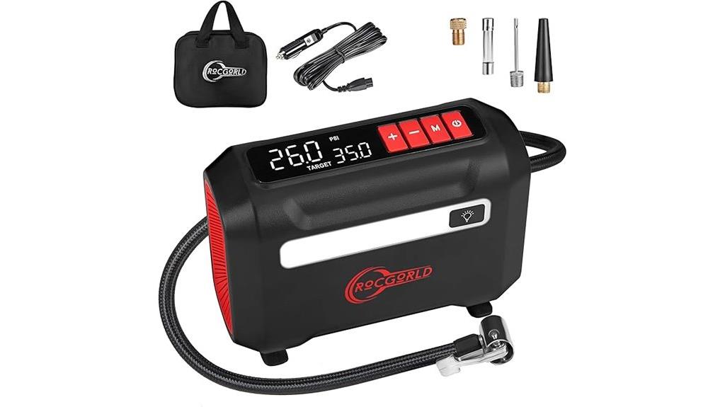 portable air compressor digital