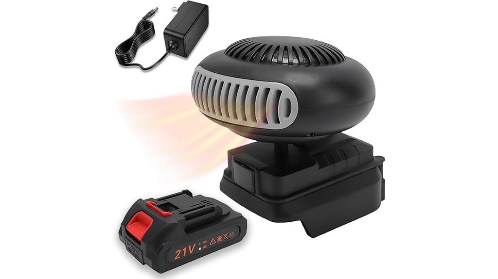 portable battery powered heater