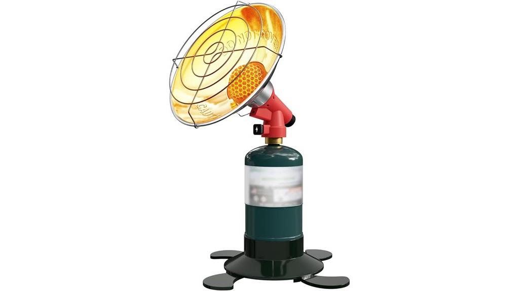 portable camping propane heater
