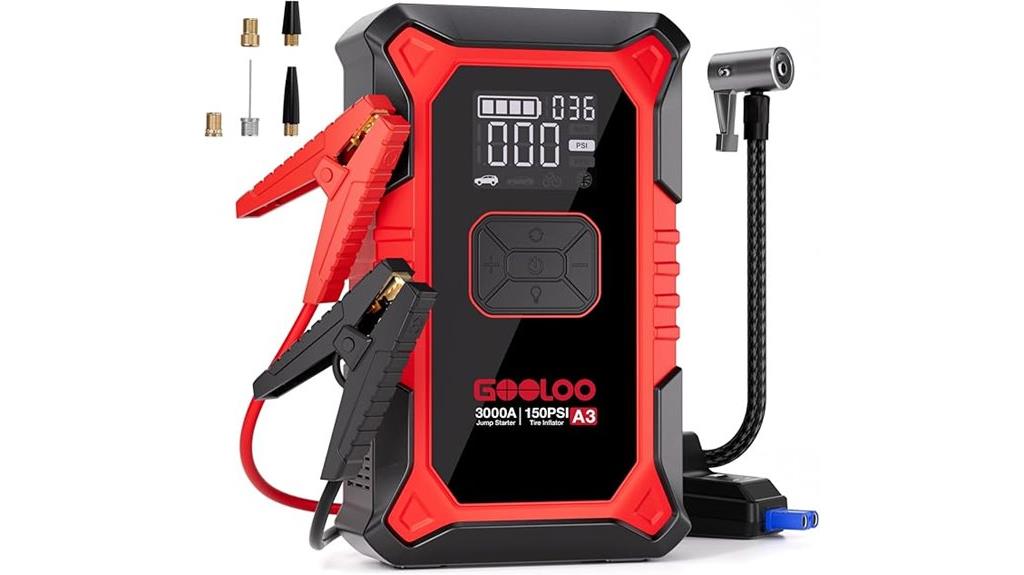 portable car battery booster