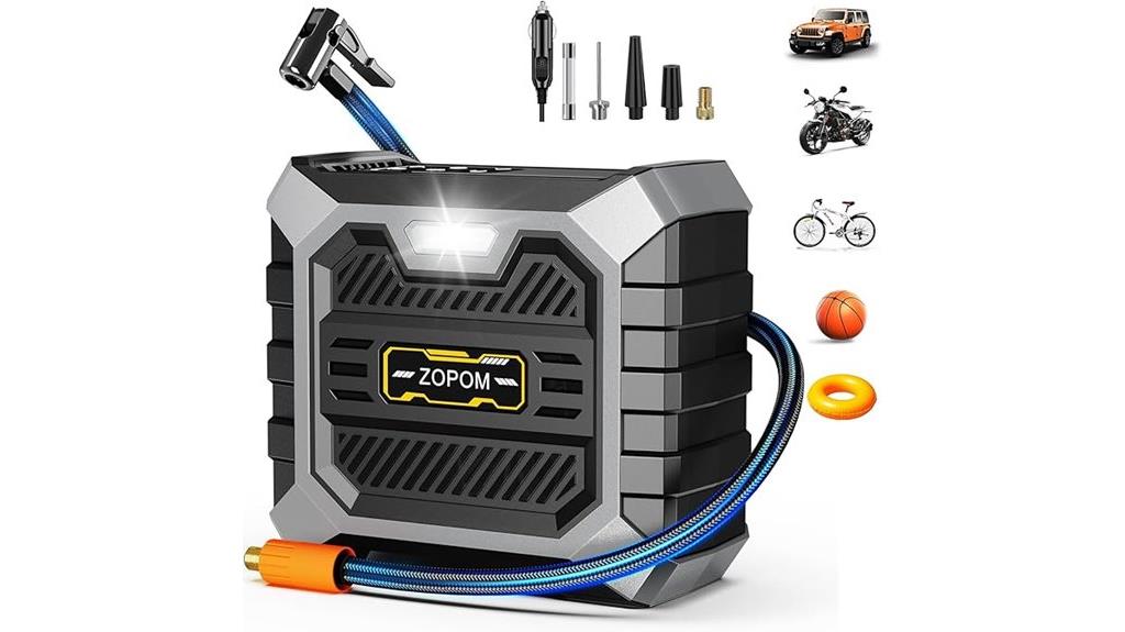 portable digital tire inflator