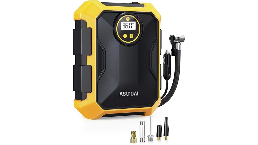portable digital tire inflator