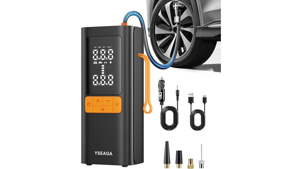 portable digital tire inflator