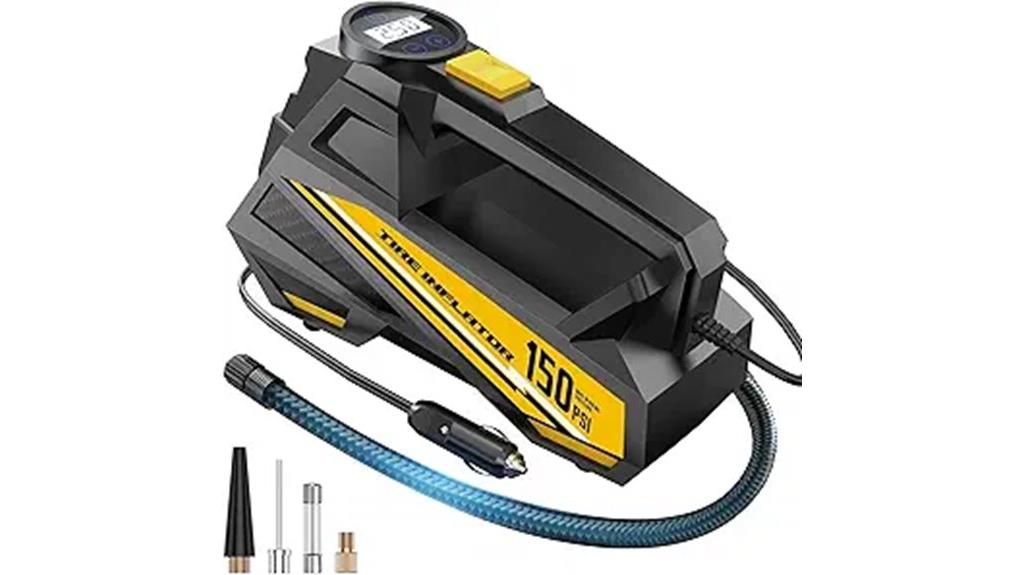 portable digital tire inflator