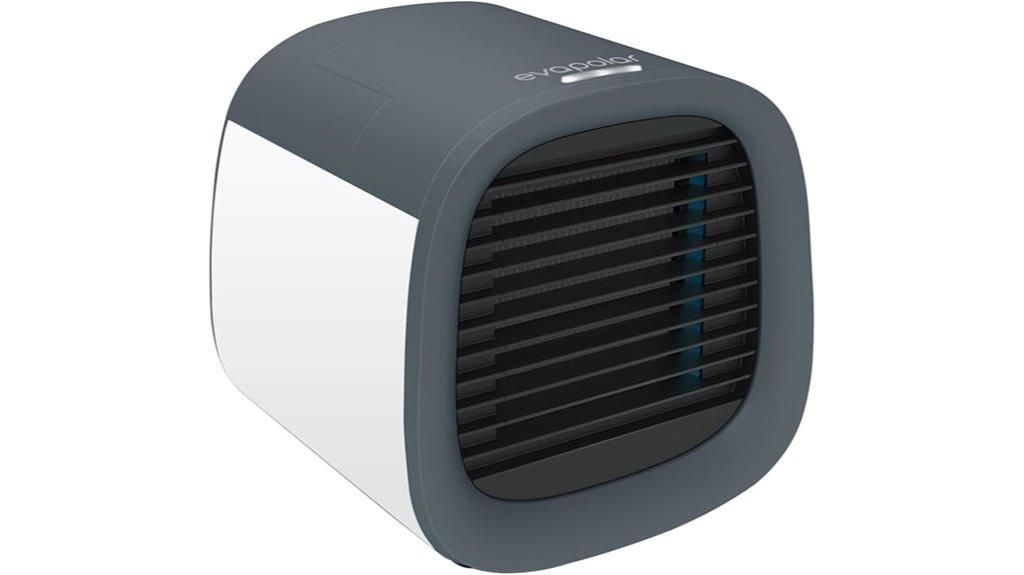 portable evaporative cooling device