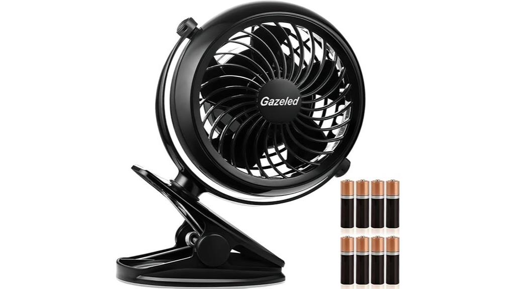 portable fan with batteries