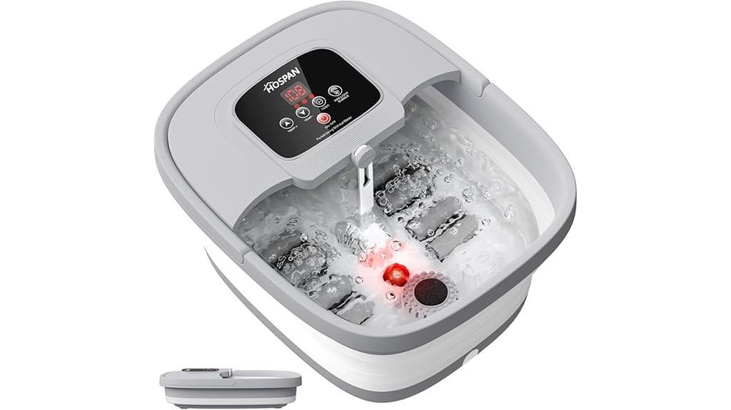 portable heated foot massager