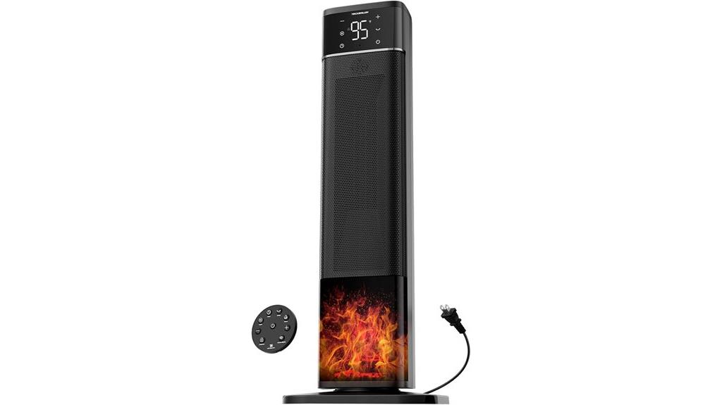 portable heater with remote