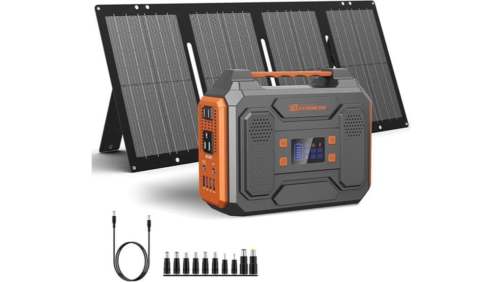 portable solar power unit