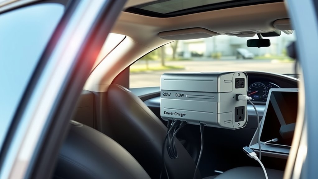 power safety ports size