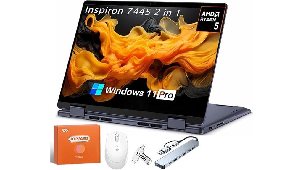 powerful 14 inch convertible laptop