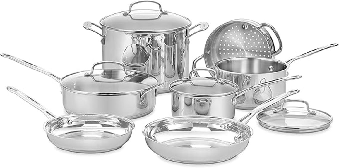 premium stainless steel cookware