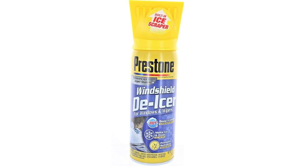 prestone windshield de icer aerosol