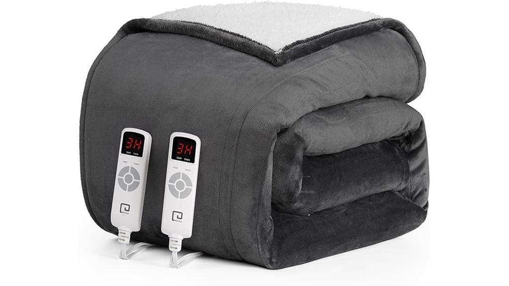 queen size heated blanket