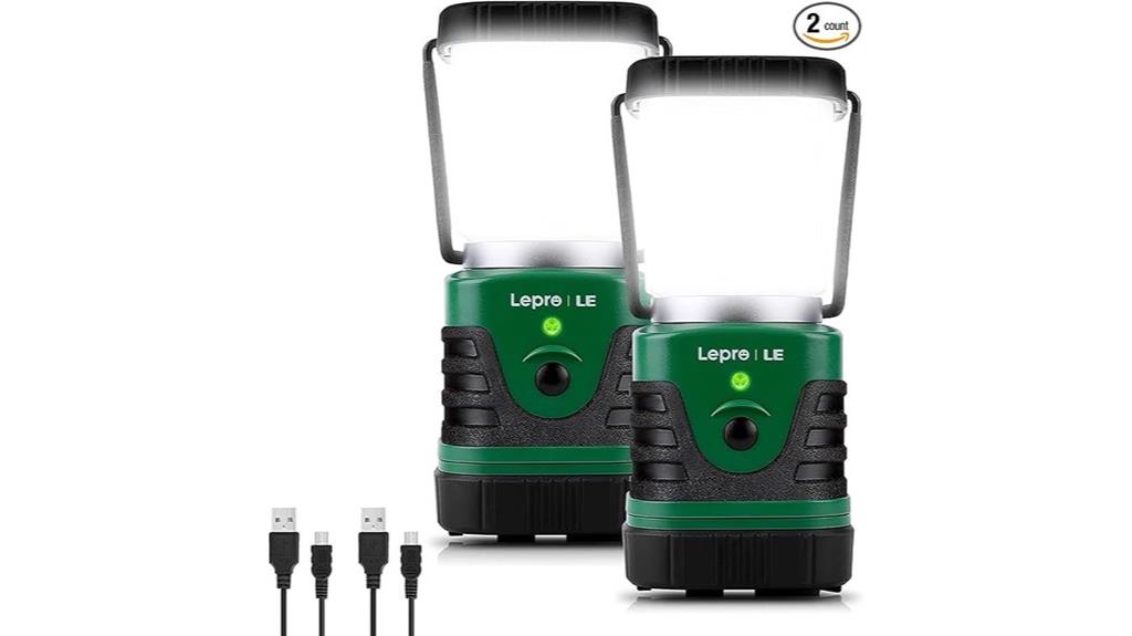 rechargeable camping lantern with power