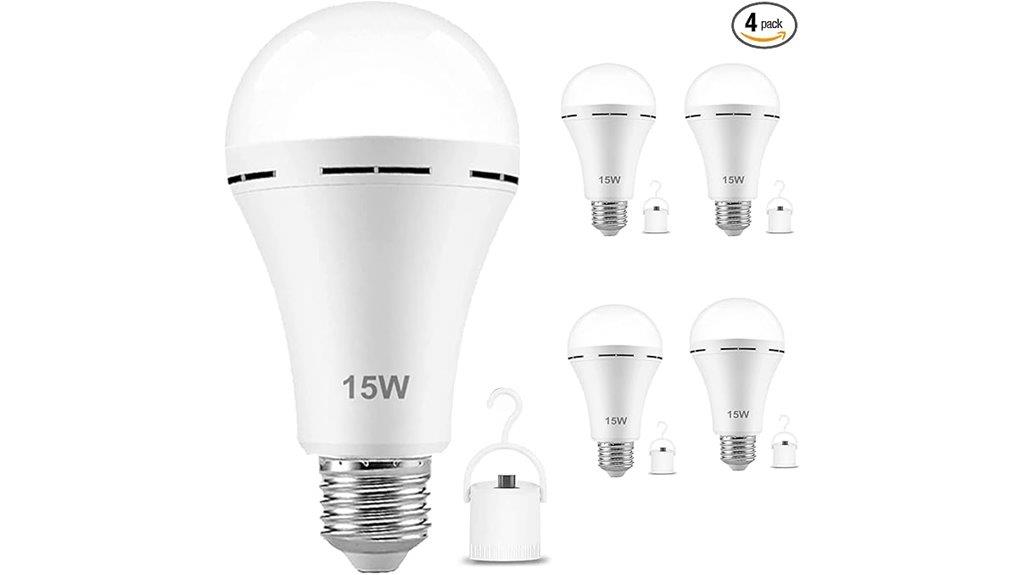 rechargeable emergency led bulb