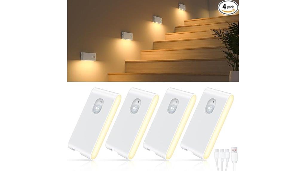 rechargeable indoor stair lights