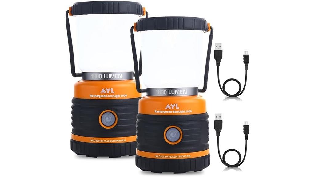 rechargeable led camping lantern