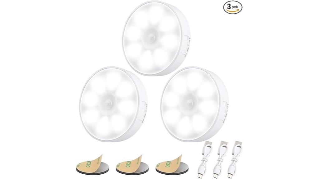 rechargeable led motion lights