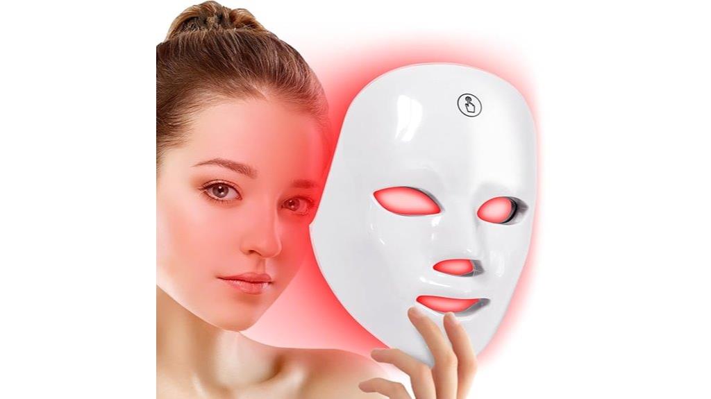 rechargeable portable led mask