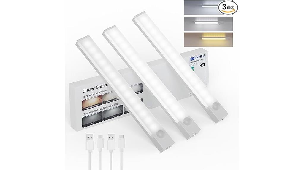 rechargeable under cabinet lighting