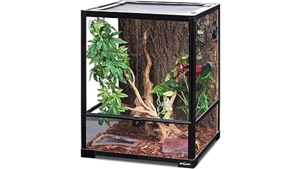 reptile glass terrarium dimensions