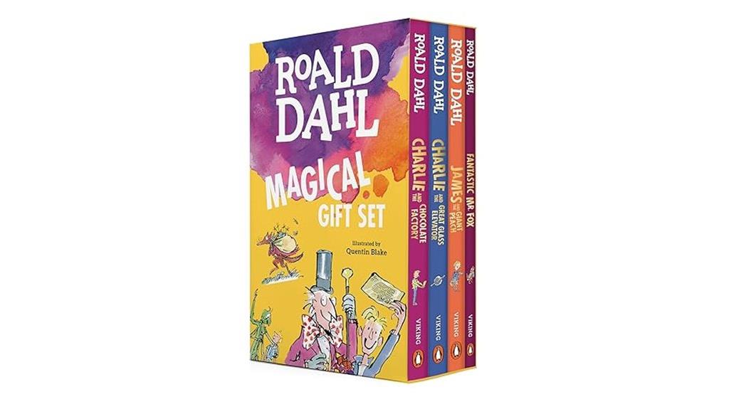 roald dahl four book collection
