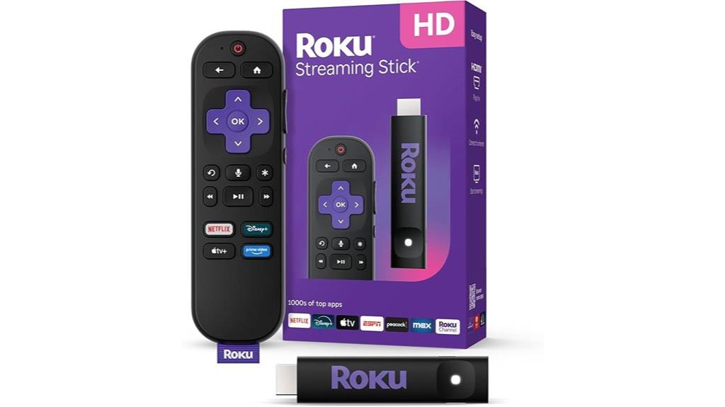 roku streaming stick hd
