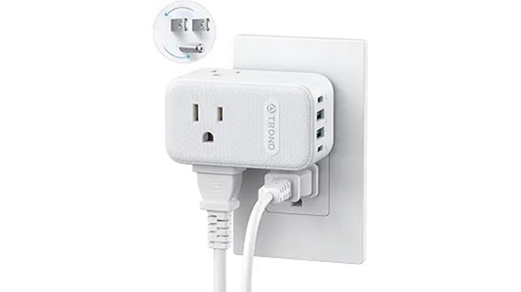 rotating plug outlet extender