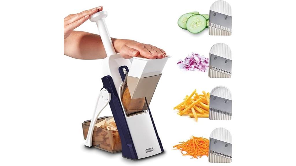 safety designed vegetable slicer