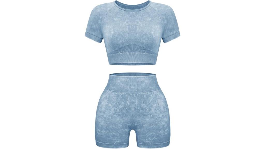 seamless two piece yoga set