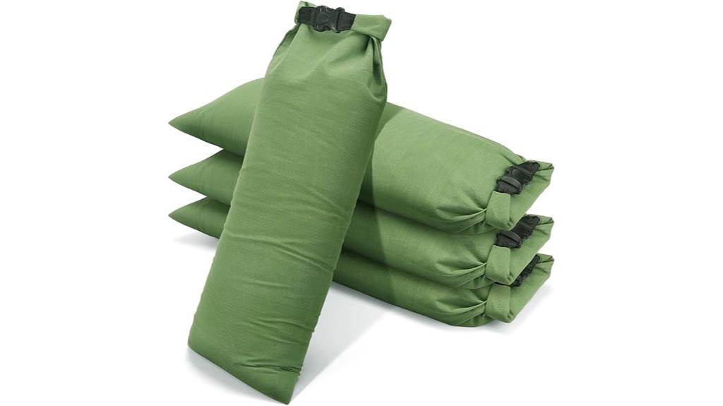 set of four sandbags