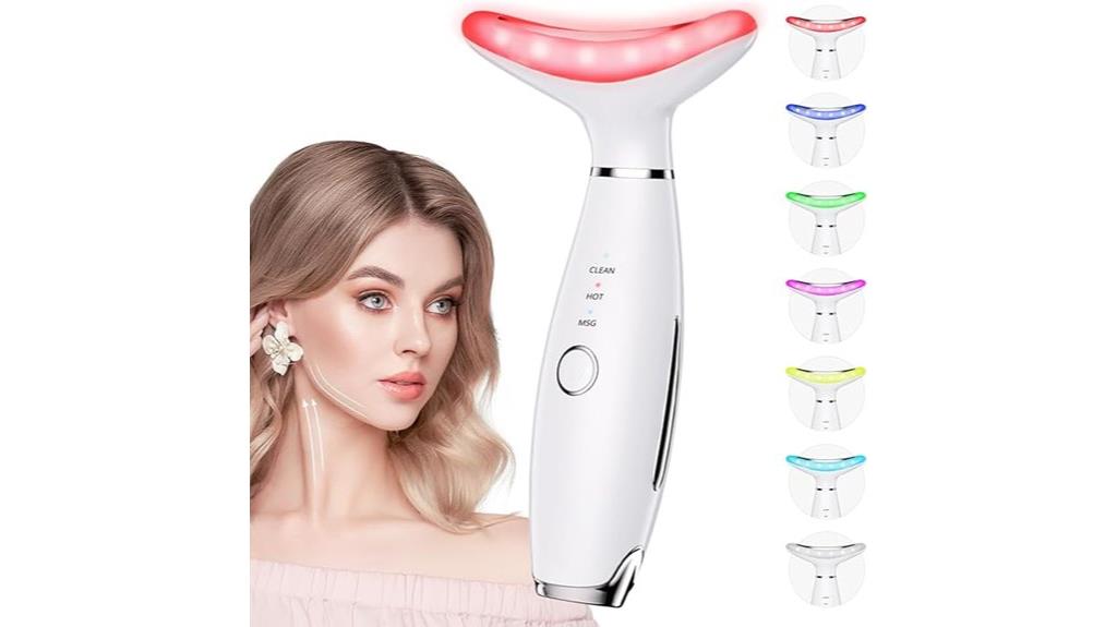 seven color light therapy massager