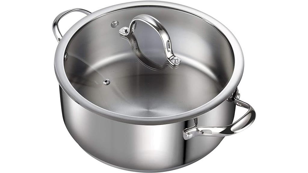 seven quart glass lid dutch oven
