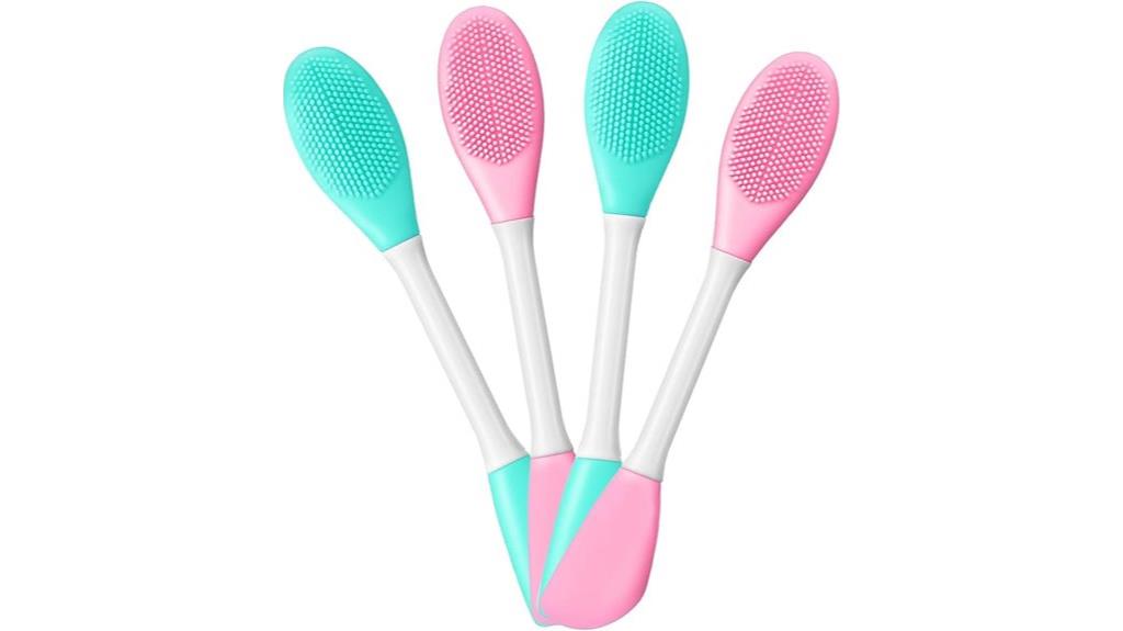 silicone face scrubber set