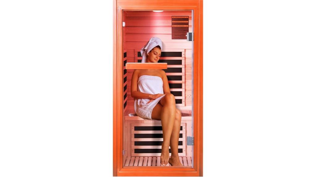 single person infrared sauna