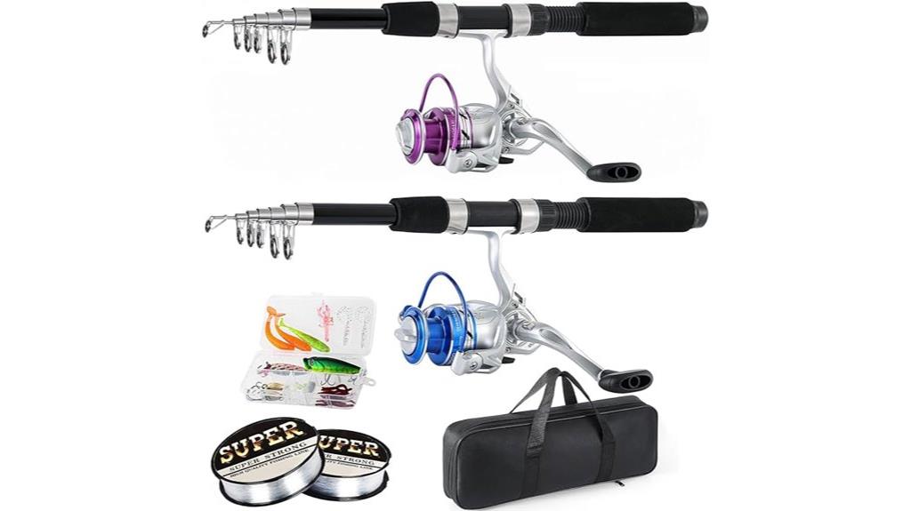 six foot telescopic rods