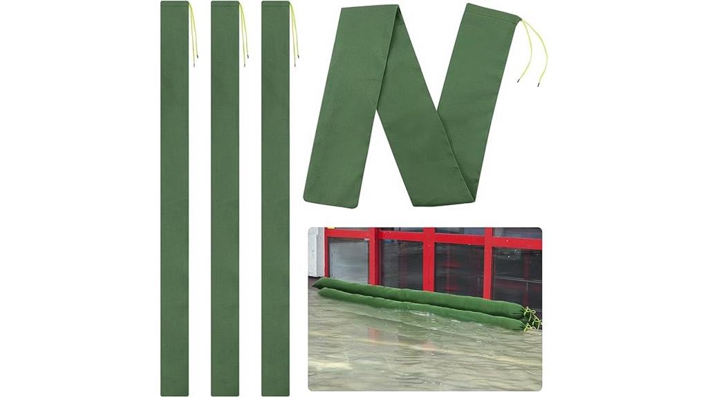 six inch flood sandbags set