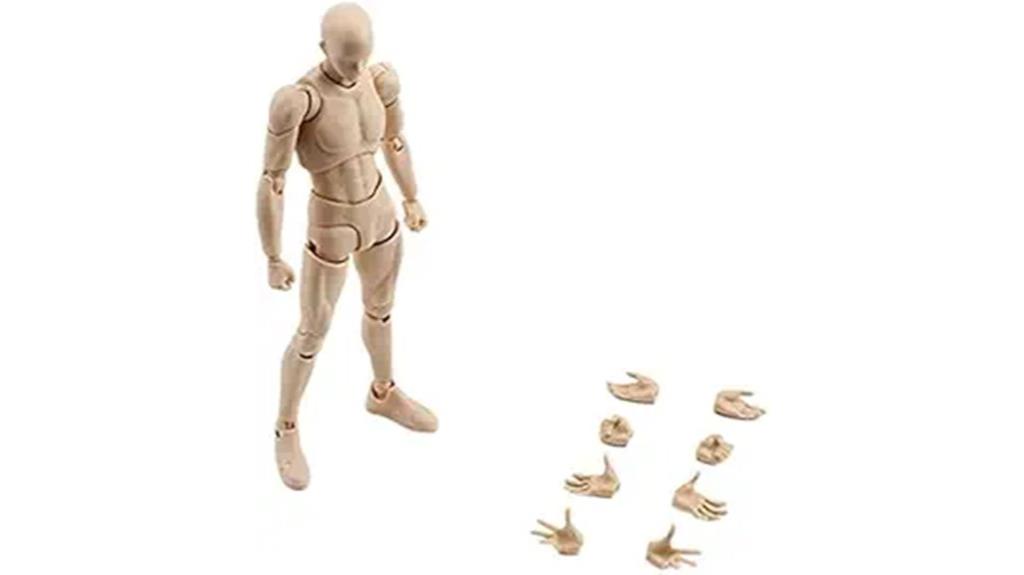 skin colored action figure set