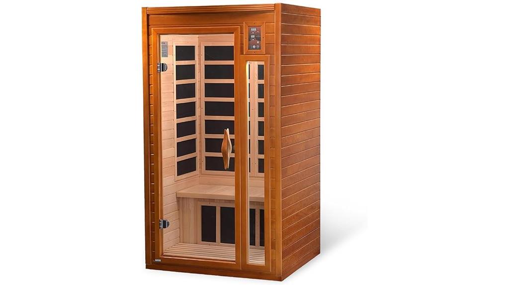 small infrared sauna with bluetooth