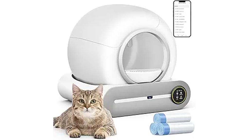 smart app controlled litter box