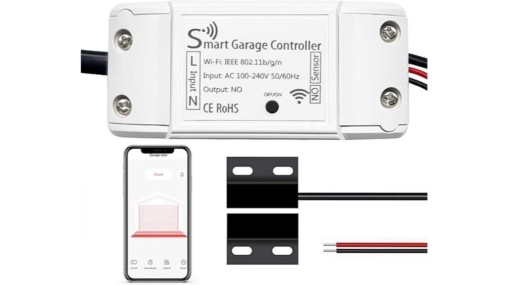 smart garage door smartphone control