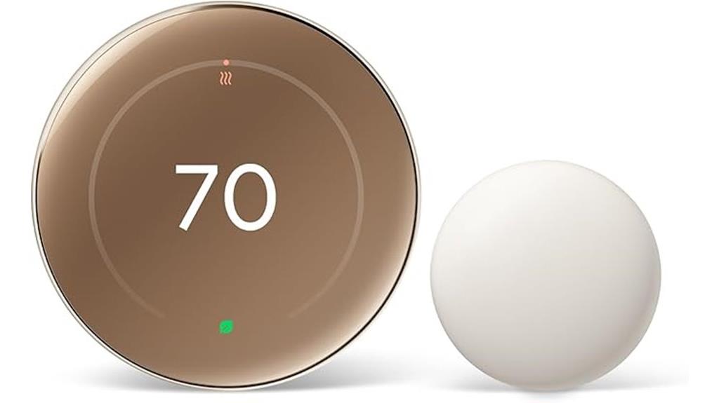 smart thermostat with sensors