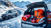 snow travel emergency kits