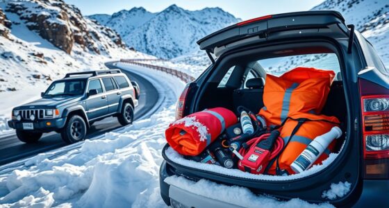 snow travel emergency kits