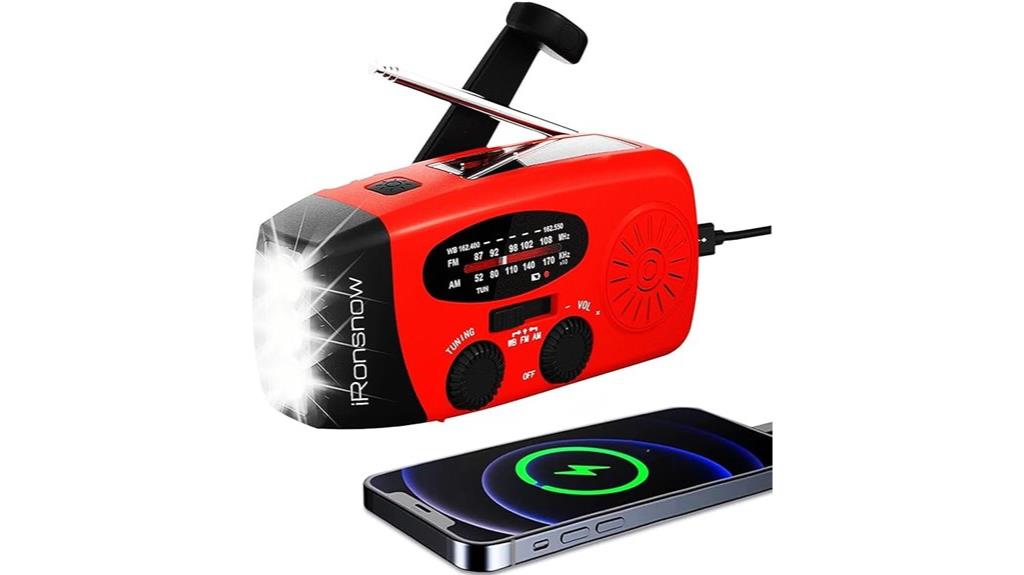 solar hand crank radio