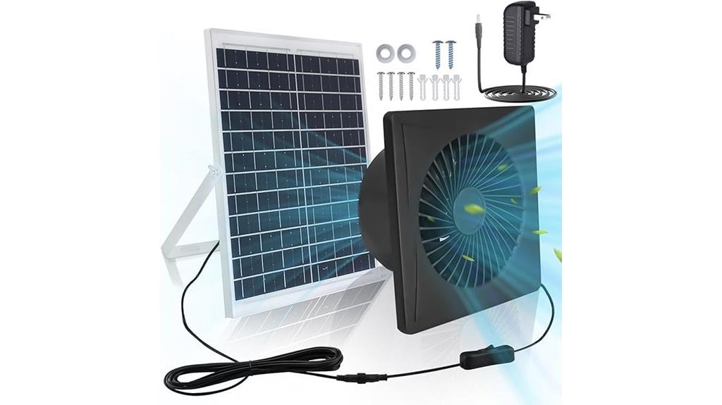 solar powered exhaust fan