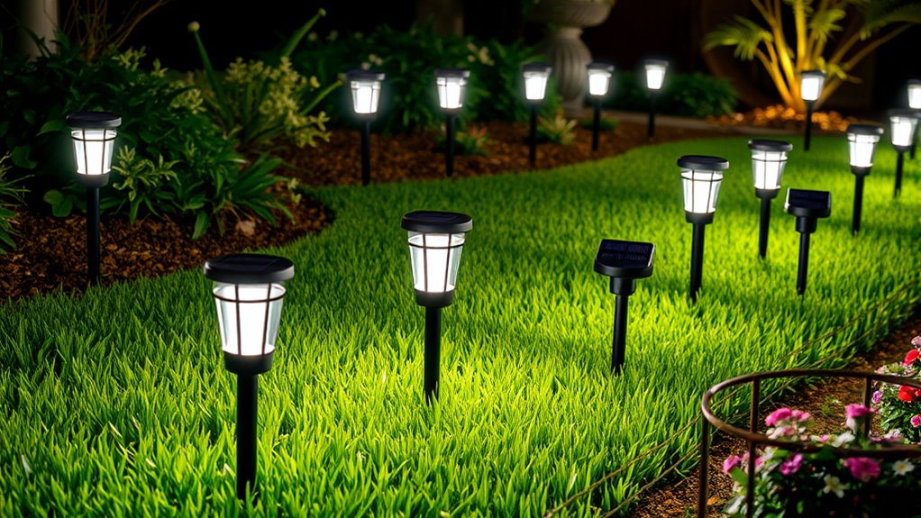 solar powered motion sensor lights