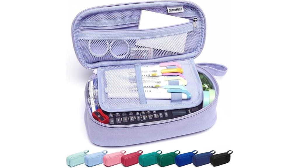 space themed pencil pouch