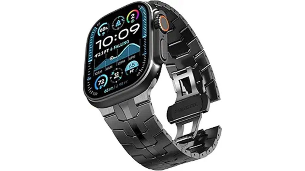 stainless steel apple watch bands